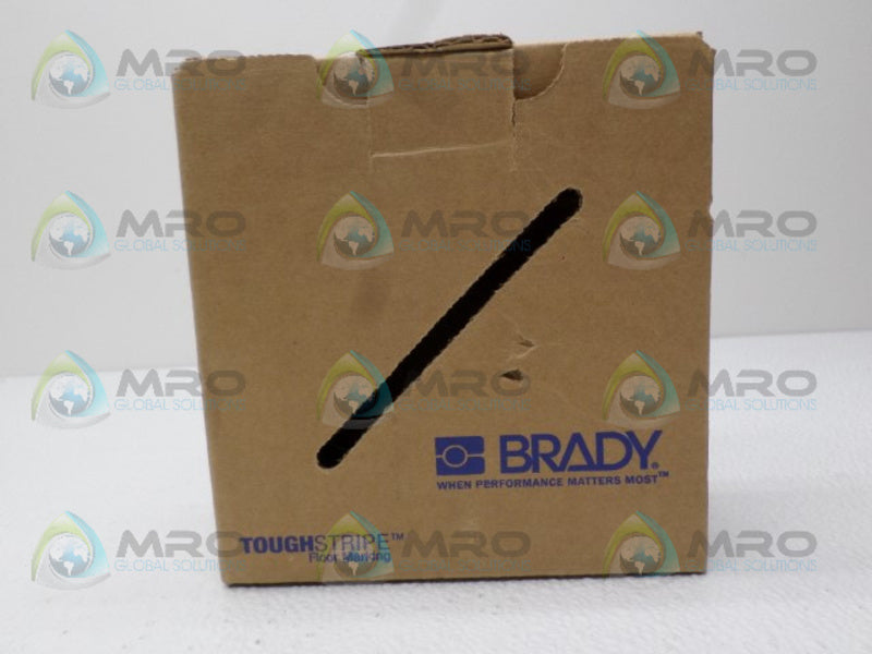 BRADY 104312 YELLOW NONABRASIVE FLOOR MARKING TAPE 100'  NSMP