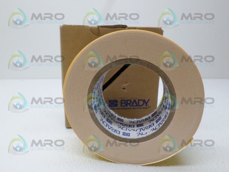 BRADY 104312 YELLOW NONABRASIVE FLOOR MARKING TAPE 100'  NSMP
