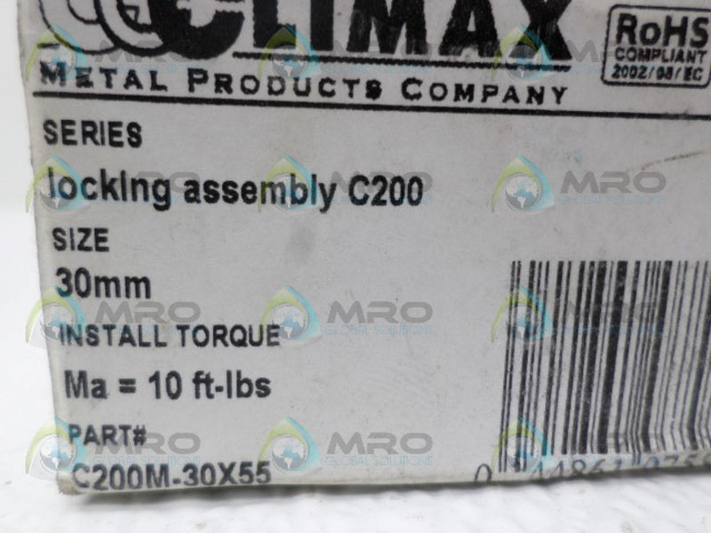 CLIMAX C200M-30X55 LOCKING ASSEMBLY *NEW IN BOX*