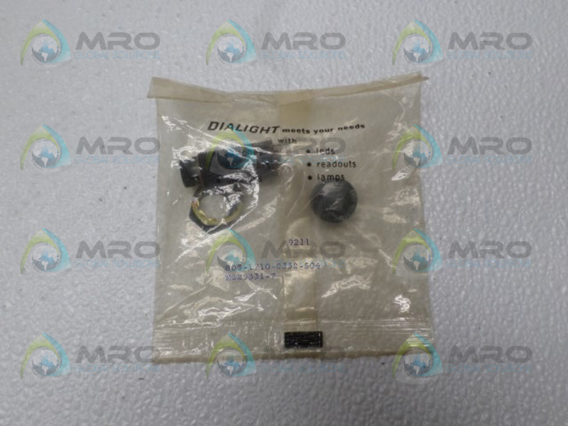 DIALIGHT 803-1710-0332-504 LIGHT INDICATOR *NEW IN FACTORY BAG*