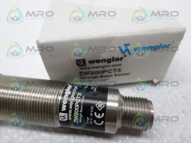 WENGLOR ZW200PCT3 THROUGH BEAM SENSOR *NEW IN BOX*