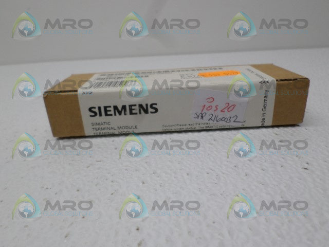 SIEMENS 6ES7193-4CC30-0AA0 TERMINAL MODULE *FACTORY SEALED*