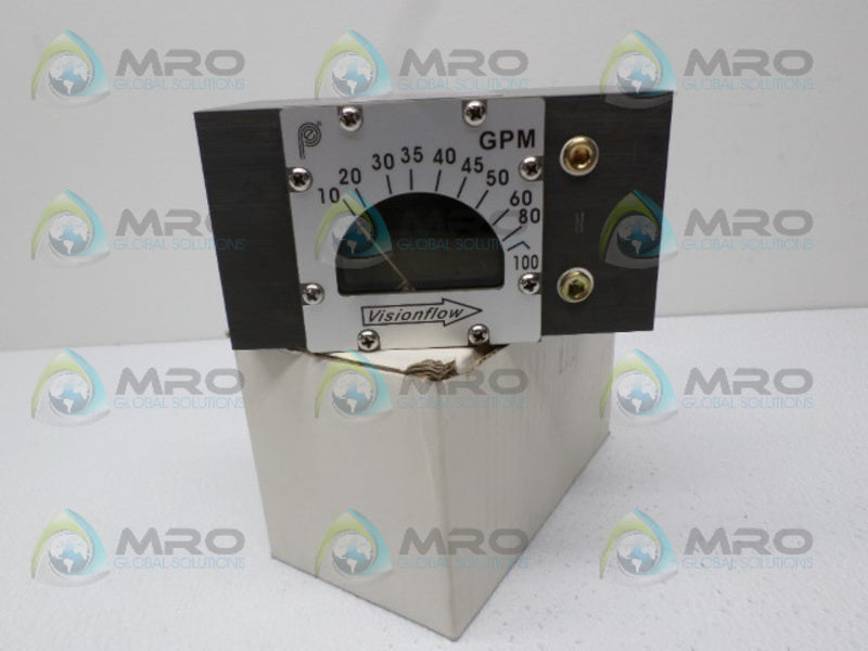 PLASTIC PROCESS VF12E100G VISIONFLOW FLOW METER *NEW IN BOX*