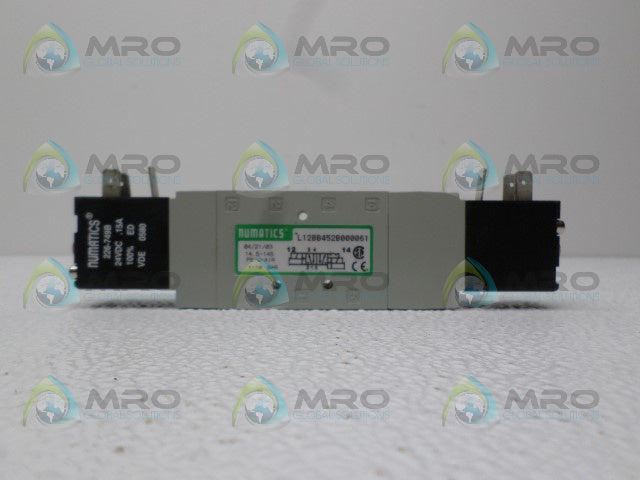 NUMATICS L12BB452B000061 SOLENOID VALVE *USED*