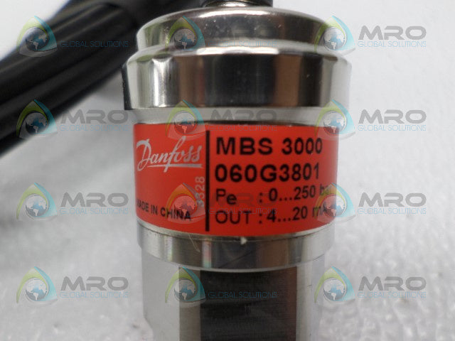 DANFOSS MBS3000 060G3801 PRESSURE TRANSMITTER*NEW NO BOX*