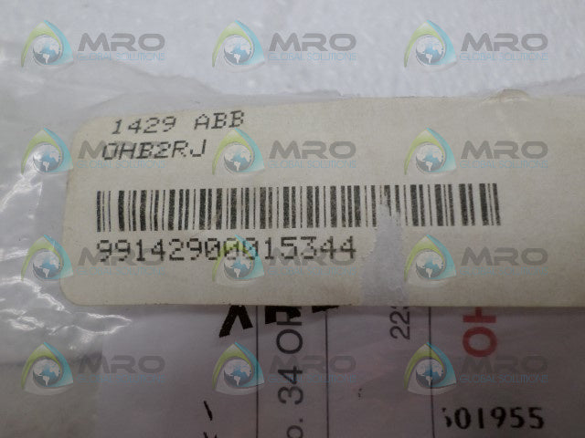 ABB OHB2RJ BLACK MOUNTED DOOR HANDLE *NEW IN FACTORY BAG*