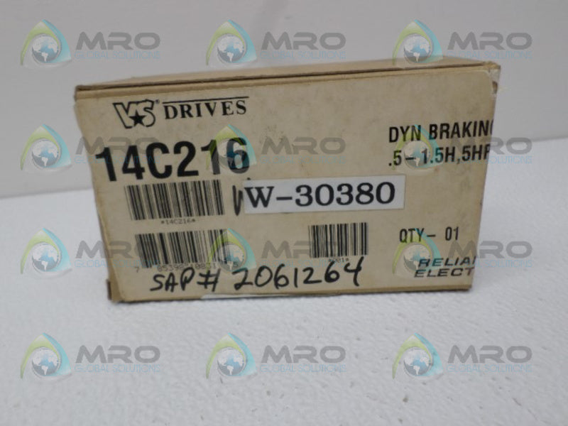 RELIANCE ELECTRIC 14C216 DYNAMIC BRAKING KIT  NSMP