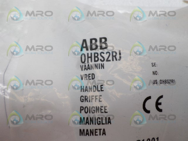 ABB OHBS2RJ HANDLE *NEW IN FACTORY BAG*