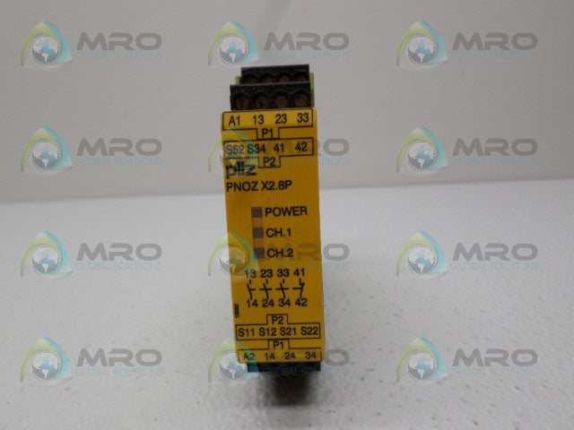 PILZ PNOZX2.8P24VACDC3n/o1n/c 777301 SAFETY RELAY *NEW NO BOX*