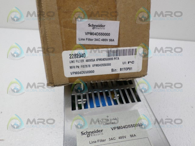 SCHNEIDER VPM04D550000 FI07878 LINE FILTER *NEW IN BOX*