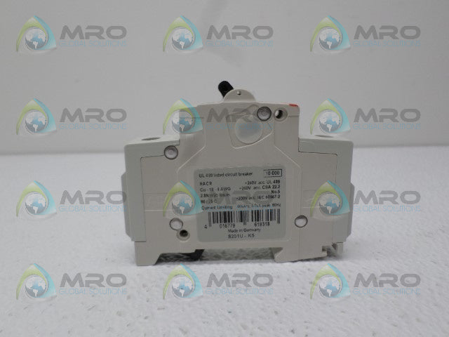 ABB S201U-K5 CIRCUIT BREAKER 5A *NEW NO BOX*