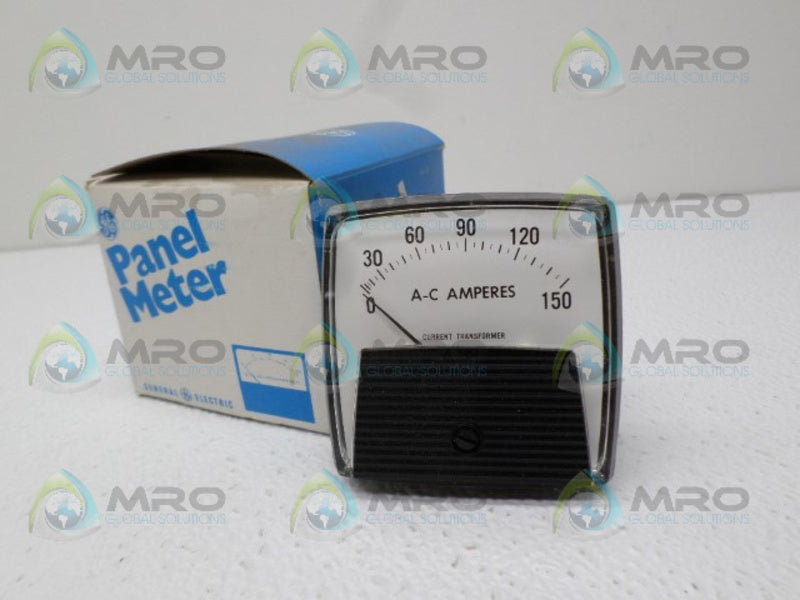 GENERAL ELECTRIC 50-250240LSPZ1 PRESSURE GAUGE 0-150 AC AMPS NSMP