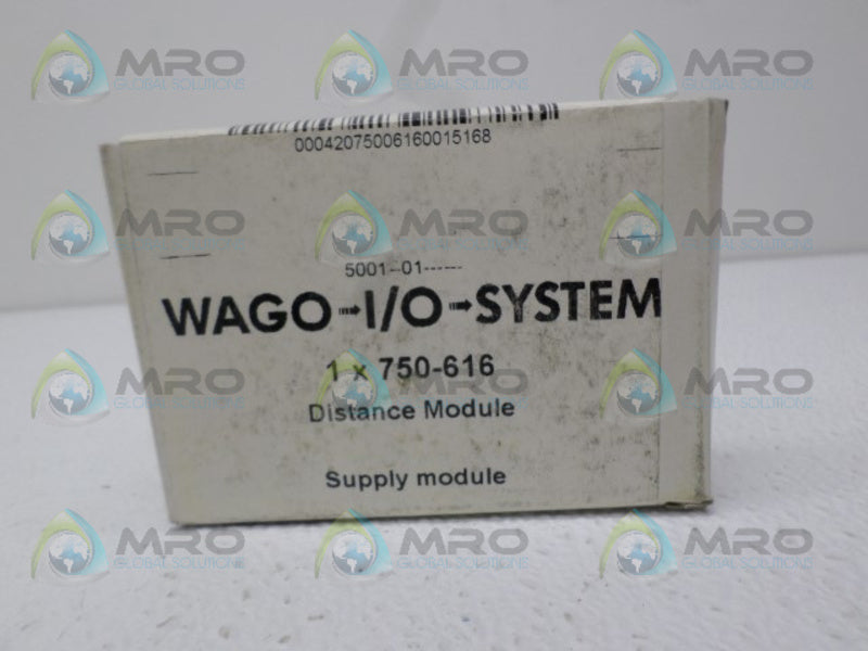 WAGO 750-616 DISTANCE SUPPLY MODULE *FACTORY SEALED*