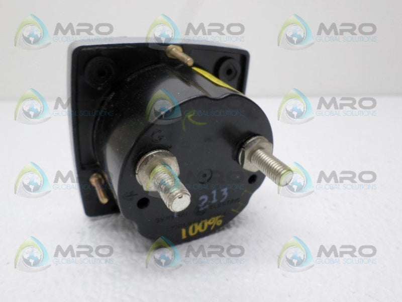 GENERAL ELECTRIC 50-250240LSNL1 PANEL METER 0-30 AC AMPS NSMP