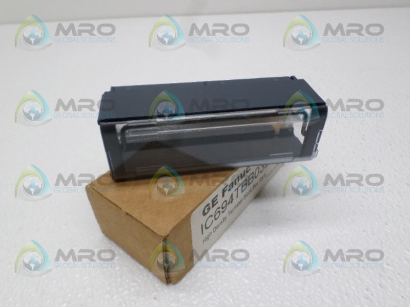 FANUC IC694TBB032A HIGH DENSITY TERMINAL BLOCK BOX STYLE *NEW IN BOX*