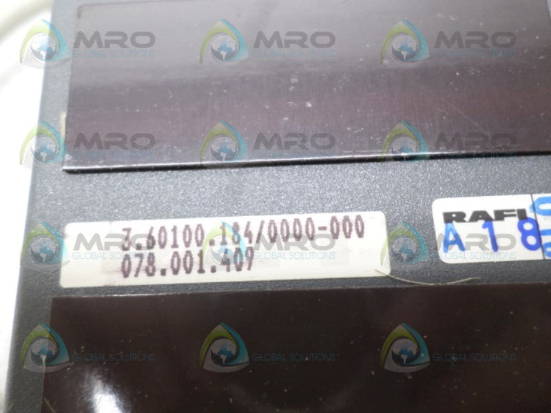 RAFI 3.60100.184/0000-000 AIRCRAFT ELETRICAL COMPONENT  NSNP