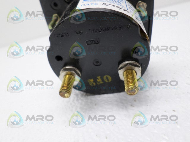 GENERAL ELECTRIC YE/250240LSPB PANEL METER 0-75 AC AMPS *NEW NO BOX*