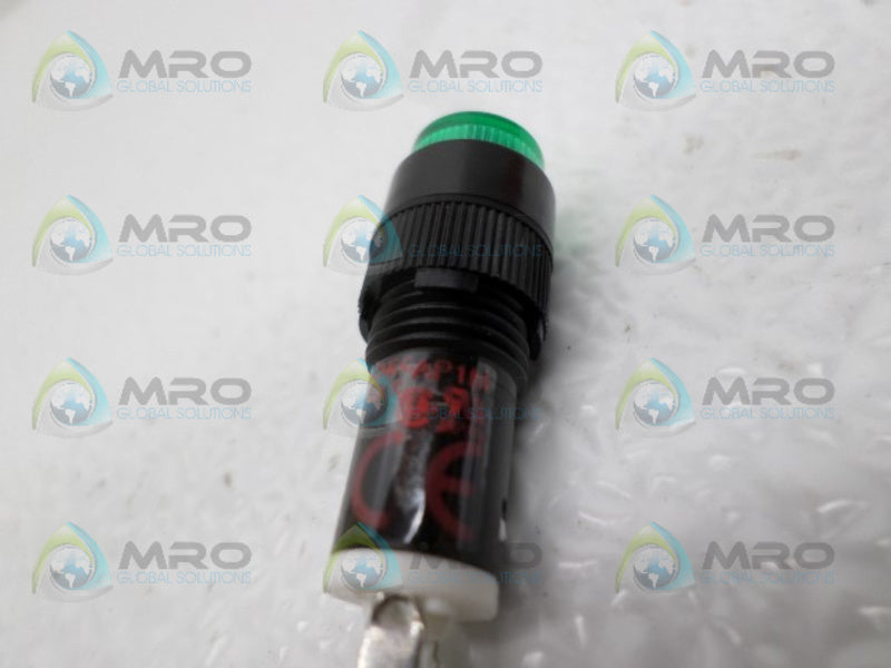 IDEC AP1M GREEN LED PILOT LIGHT  NSNP