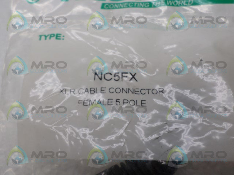 NEUTRIK NC5FX CABLE CONNECTOR NSMP