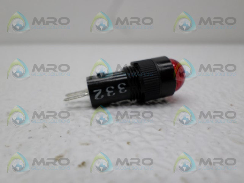IDEC AP2M RED DOMED LED PILOT LIGHT  NSNP