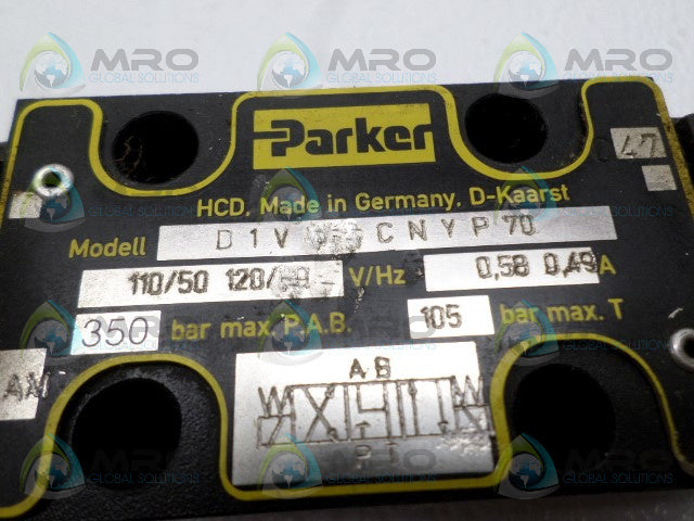 PARKER D1VW4CNYP70 HYDRAULIC DIRECTIONAL VALVE *NEW NO BOX*