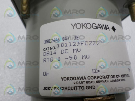 YOKOGAWA 101123FCZZ7 PANEL METER 500-0-500 DC AMPS * NEW NO BOX *