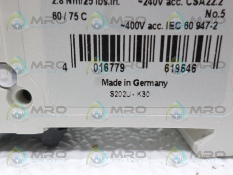 ABB S202U-K30  NSNP