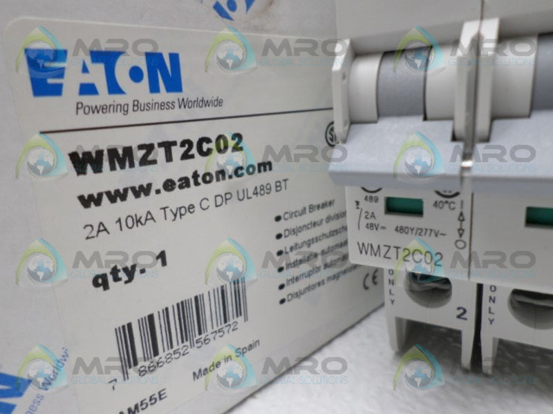 EATON WMZT2C02 CIRCUIT BREAKER 2A NSMP