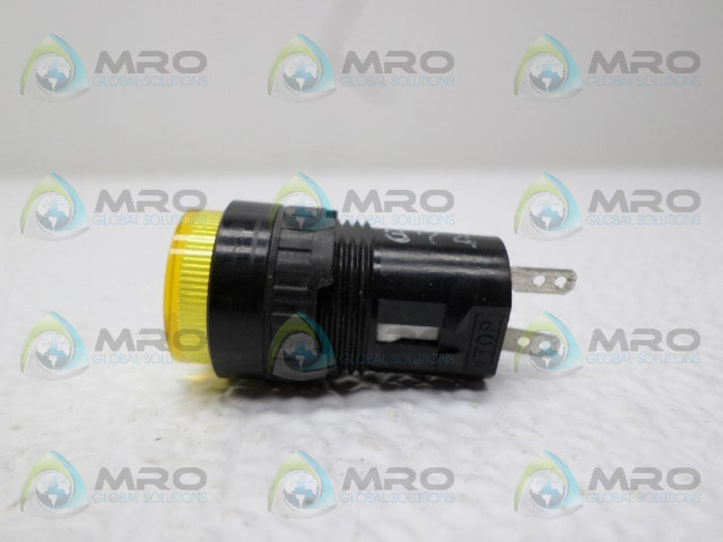IDEC AP6M YELLOW LED PILOT LIGHT  NSNP