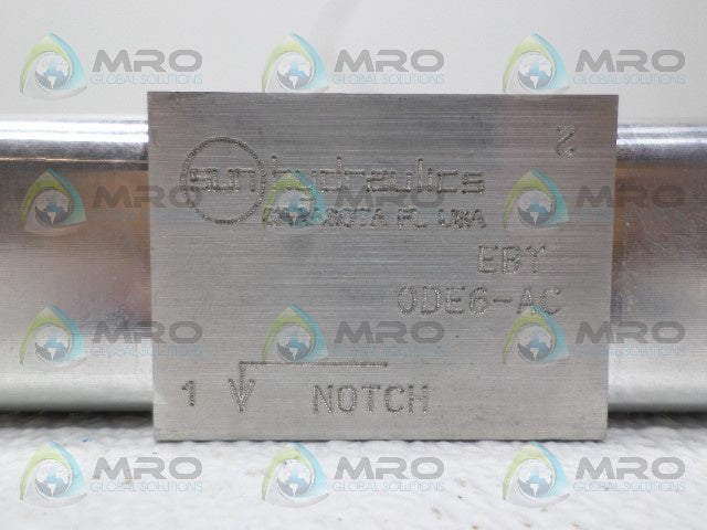 SUN HYDRAULICS EBY ODE6-AC VALVE MANIFOLD *NEW NO BOX*