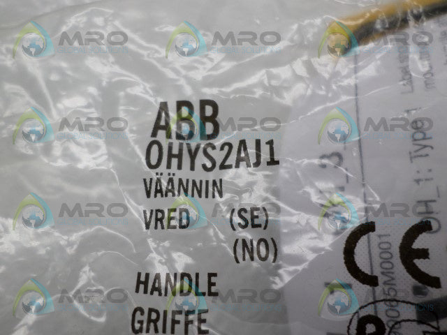 ABB OHYS2AJ1 1SCA105297R1001 HANDLE *NEW IN FACTORY BAG*