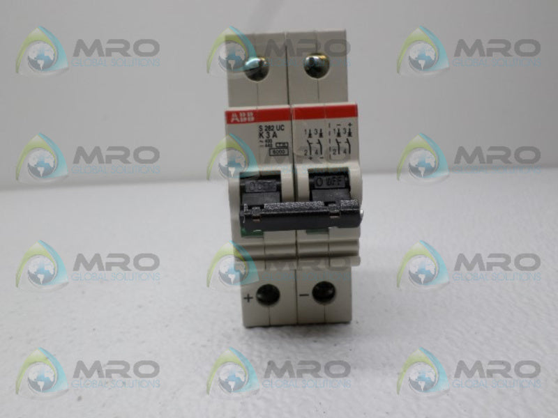 ABB S282UC-K3 CIRCUIT BREAKER 3A *USED*