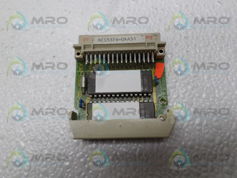 SIEMENS 6ES5376-0AA31 EPROM MEMORY CARD UNMP