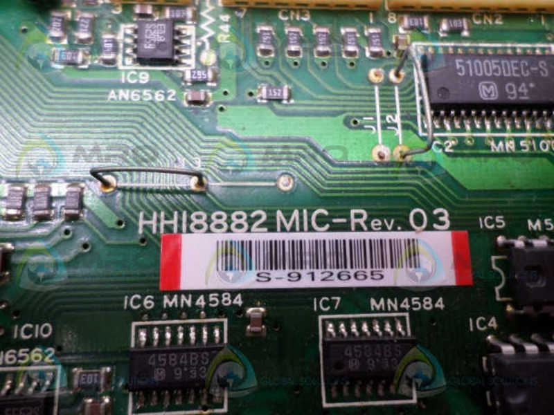 ALLEN BRADLEY HH18882MIC 126802 DISPLAY DRIVE CIRCUIT BOARD UNMP