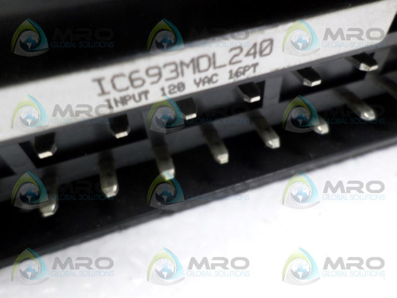 GE FANUC IC693MDL240C INPUT MODULE (MISSING TERMINAL) NSNP