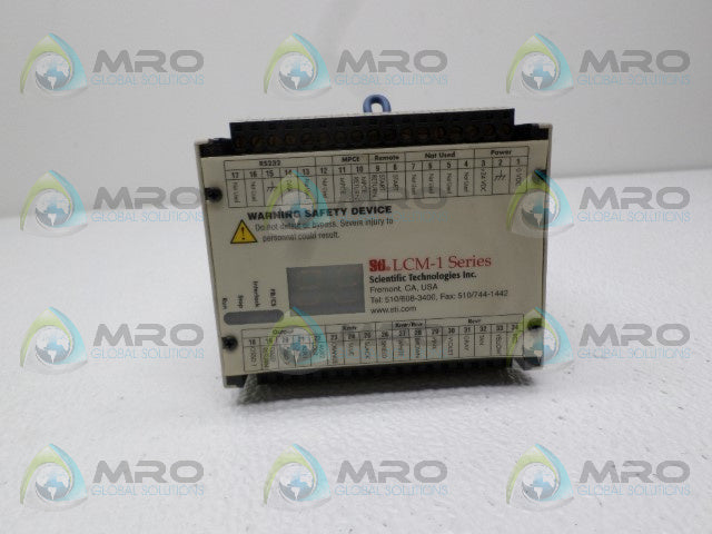 STI LCM-1 70116-1000 LIGHT CURTAIN CONTROLLER *NEW NO BOX*