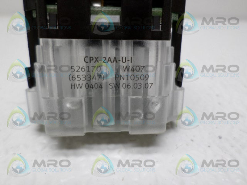 FESTO CPX-2AA-U-I ANALOG MODULE *NEW NO BOX*