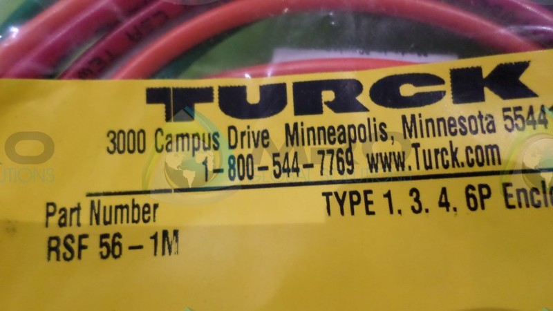 TURCK RSF56-1M CONNECTOR *NEW IN BAG*