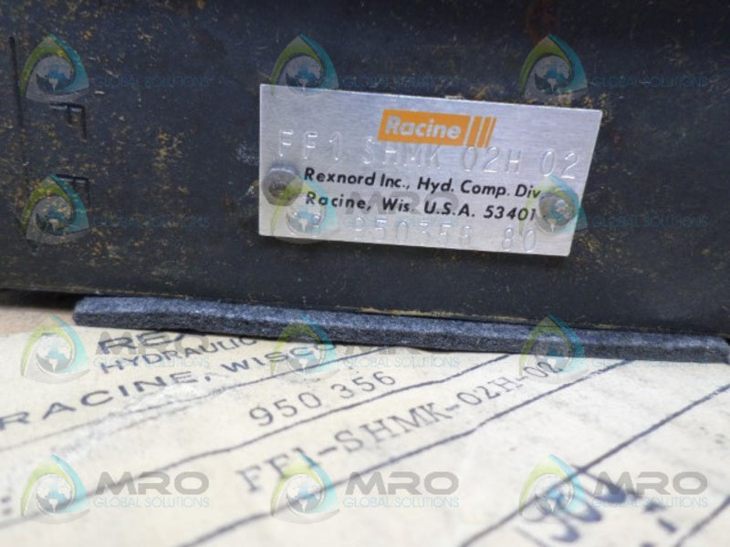 RACINE FF1-SHMK-02H-02 FF1SHMK02H02 FLOW CONTROL VALVE *NEW IN BOX*