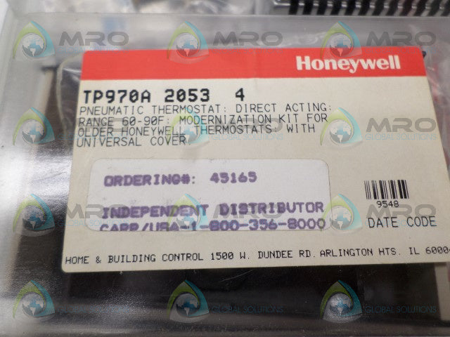 HONEYWELL TP970A2053 PNEUMATIC THERMOSTAT *NEW IN ORIGINAL PACKAGE*