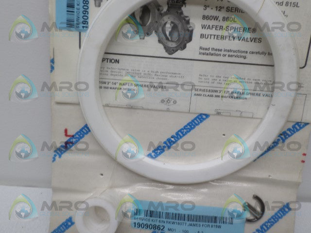 NELES-JAMESBURY RKW180TT VALVE REPAIR KIT *NEW IN ORIGINAL PACKAGE*