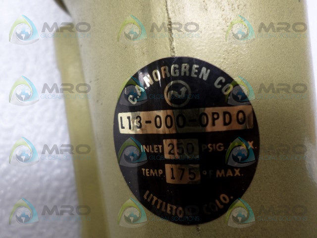 NORGREN L13-000-0PD0 AIRLINE LUBRICATOR *NEW NO BOX*
