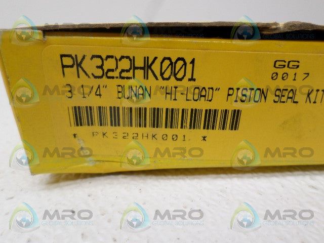 PARKER PK322HK001 PISTON SEAL KIT 3-1/4" *NEW IN BOX*