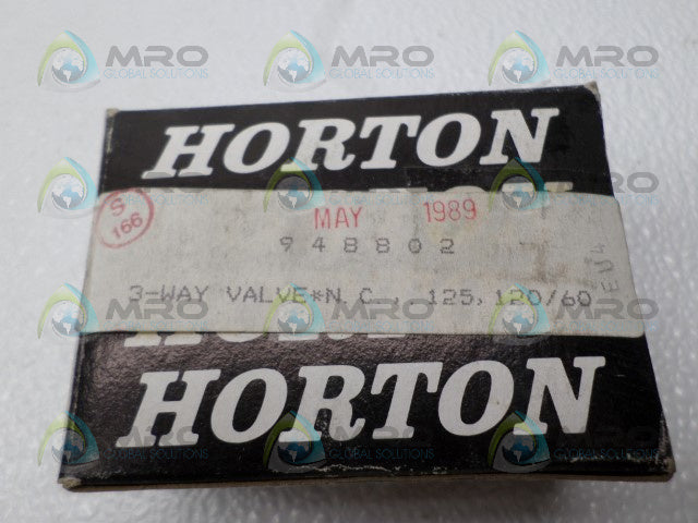 HORTON 948802 3-WAY VALVE 120V *NEW IN BOX*