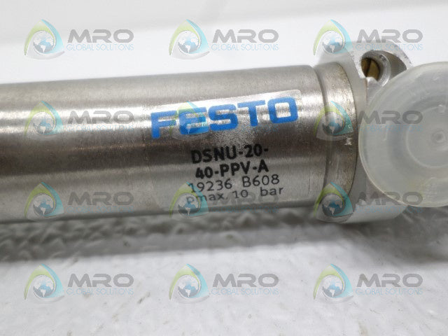 FESTO DSNU-20-40-PPV-A PNEUMATIC CYLINDER *NEW NO BOX*