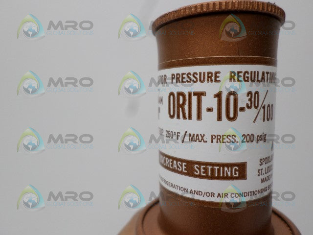 SPORLAN ORIT-10-30/100 EVAPORATOR PRESSURE REGULATING VALVE *NEW IN BOX*