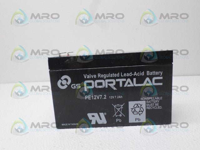 PORTALC PE12V7.2 BATTERY REPLACEMENT *NEW NO BOX*