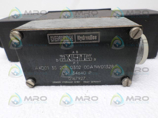 DENISON A4D0135208030200A1W01328 DIRECTIONAL SOLENOID VALVE *NEW NO BOX*