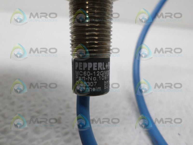 PEPPERL+FUCHS MC60-12GM50-1N PROXIMITY SENSOR *USED*