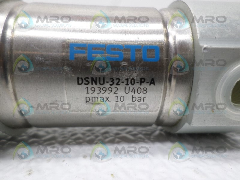 FESTO DSNU-32-10-P-A PNEUMATIC CYLINDER *NEW NO BOX*